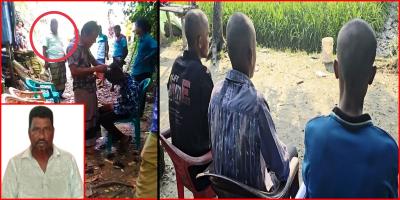 সালিশে ইউপি সদস্যের নির্দেশে প্রকাশ্যে পাঁচজনের মাথা ন্যাড়া