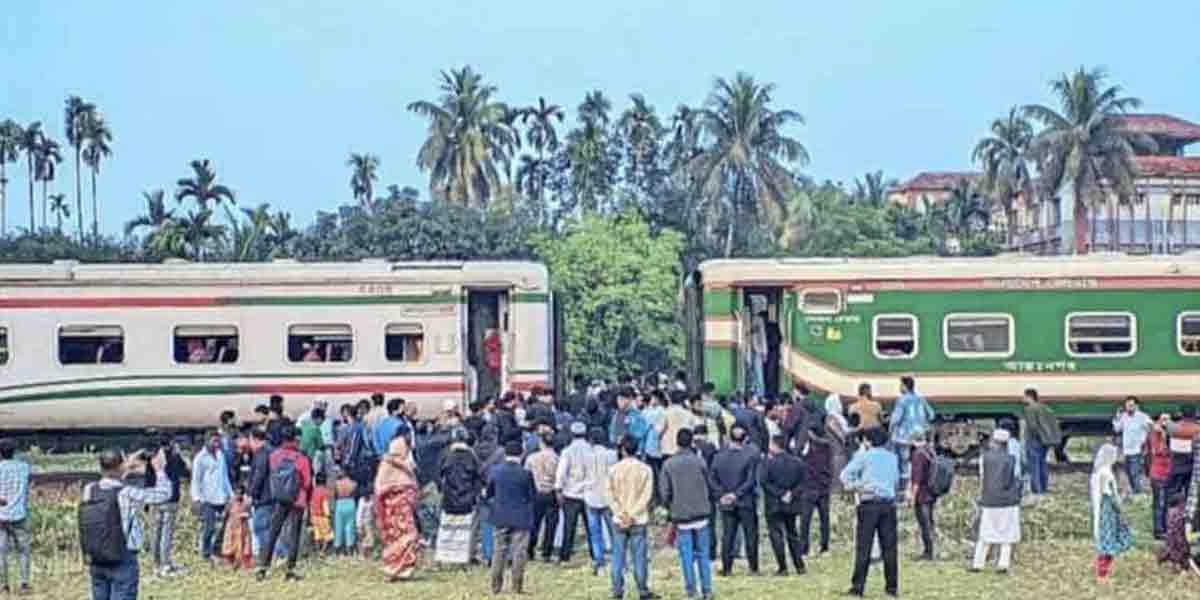 জামালপুরে আন্তঃনগর তিস্তা এক্সপ্রেস ট্রেনের কোচ বিচ্ছিন্ন