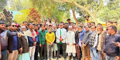 বগুড়া-৭ আসন: ধানের শীষের প্রচারণায় মোরশেদ মিল্টনের গণজোয়ারের ডাক