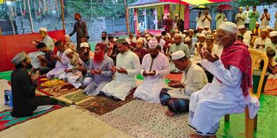 গৌরীপুরে সুরেশ্বর দরবার শরিফে ঈদুল ফিতর উদযাপন