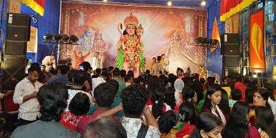 সিলেটে হনুমান পূজায় ভক্তদের ঢল