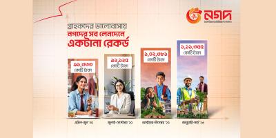 এক প্রান্তিকে নগদের সর্বোচ্চ লেনদেনের নতুন রেকর্ড