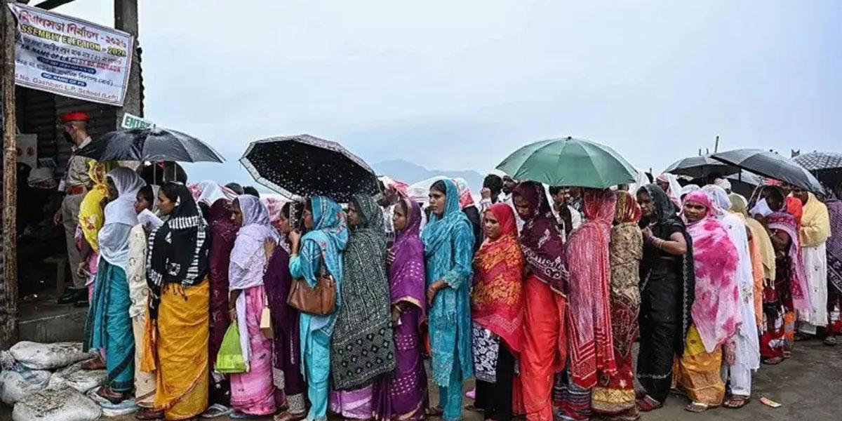 ভারতের আসাম-কেরলা ও পন্ডিচেরিতে বিধানসভার ভোট অনুষ্ঠিত