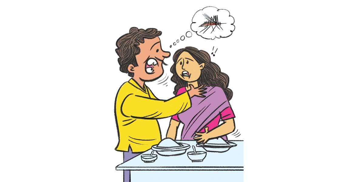 স্বামী-স্ত্রী আর মশা