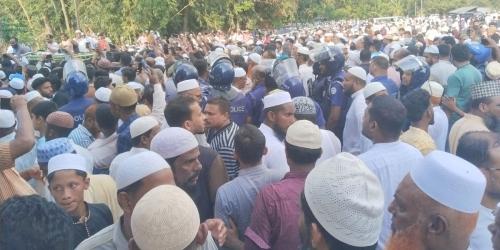 ভোলায় চিরনিদ্রায় শায়িত তোফায়েল আহমেদ