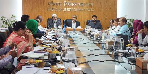 রাষ্ট্রীয় সম্পত্তি পুনরুদ্ধার ও মুক্তিযোদ্ধাদের সঠিক তালিকা করা হবে: মুক্তিযুদ্ধ বিষয়ক মন্ত্রী