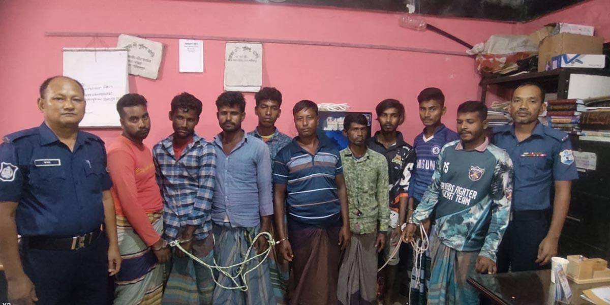চাঁদপুরে ১০৩ জেলে আটক