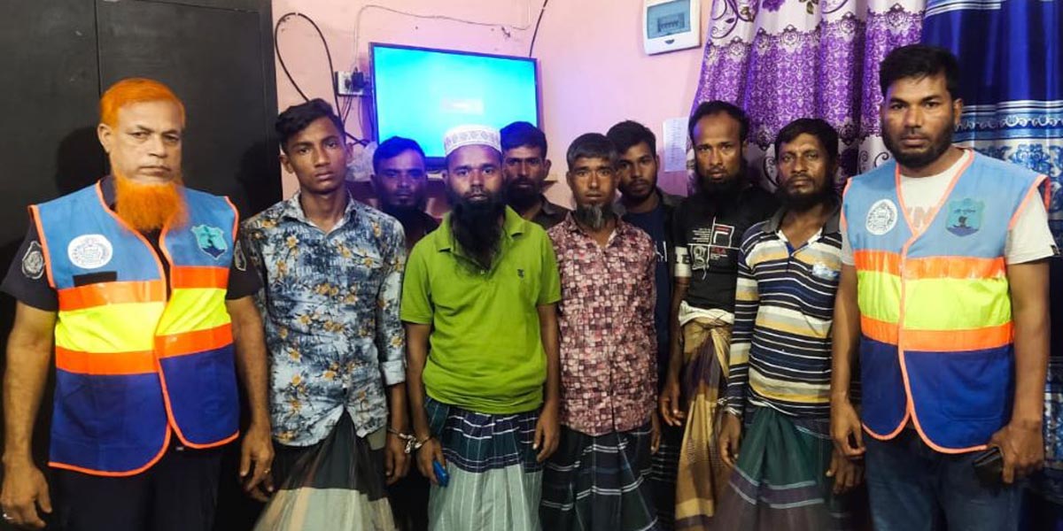 চাঁদপুরে জাল-নৌকাসহ ৭২ জেলে আটক, ১৭ জনের সাজা