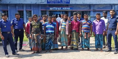 নোয়াখালীতে ১৬ জেলেকে ৮০ হাজার টাকা জরিমানা