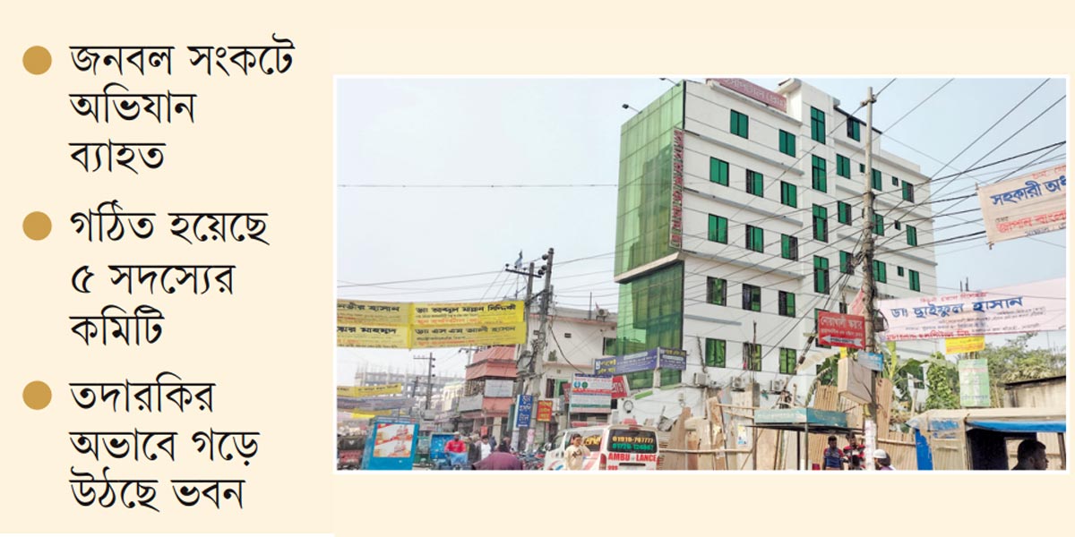 গণপূর্তের শতকোটি টাকার জমি বেদখল