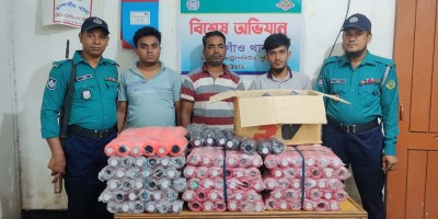 চট্টগ্রামে সুতা চুরির অভিযোগে গ্রেপ্তার ৩