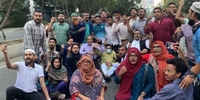 হরতালে রাজধানীতে বিএনপির বিক্ষোভ মিছিল, আটক ২