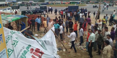চট্টগ্রামে টানেলের প্রবেশমুখে দোকান বসানো নিয়ে মারামারি