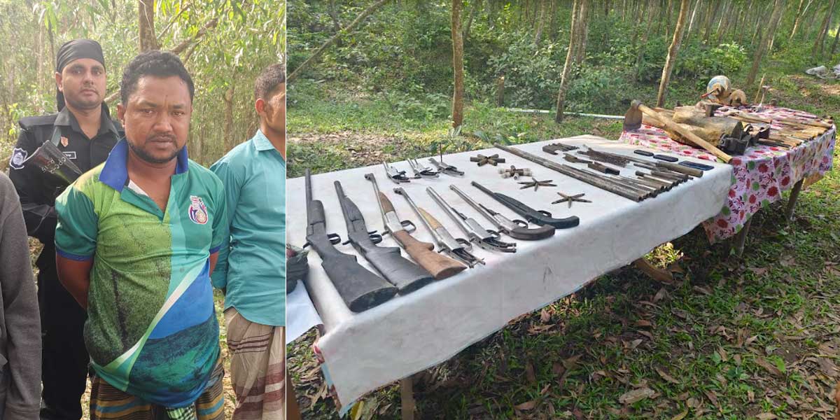 পেশায় পল্লী চিকিৎসক, আড়ালে অস্ত্র ব্যবসা