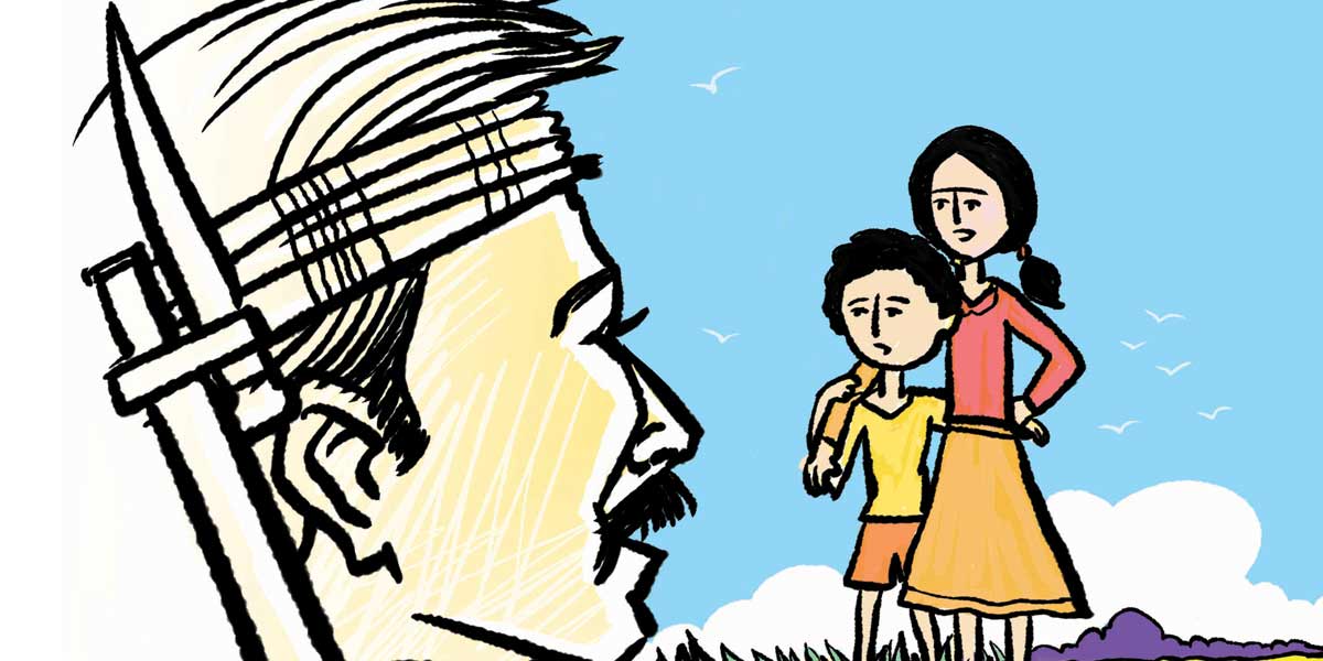 সবুজ পত্রালী যখন কাঁদে...