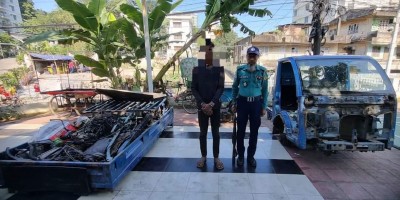 চট্টগ্রামে চুরি হওয়া গাড়ি উদ্ধার, গ্রেপ্তার ১