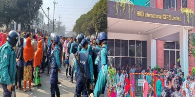 এক কারখানায় বেতন বৃদ্ধির খবরে ১০ কারখানা উত্তাল