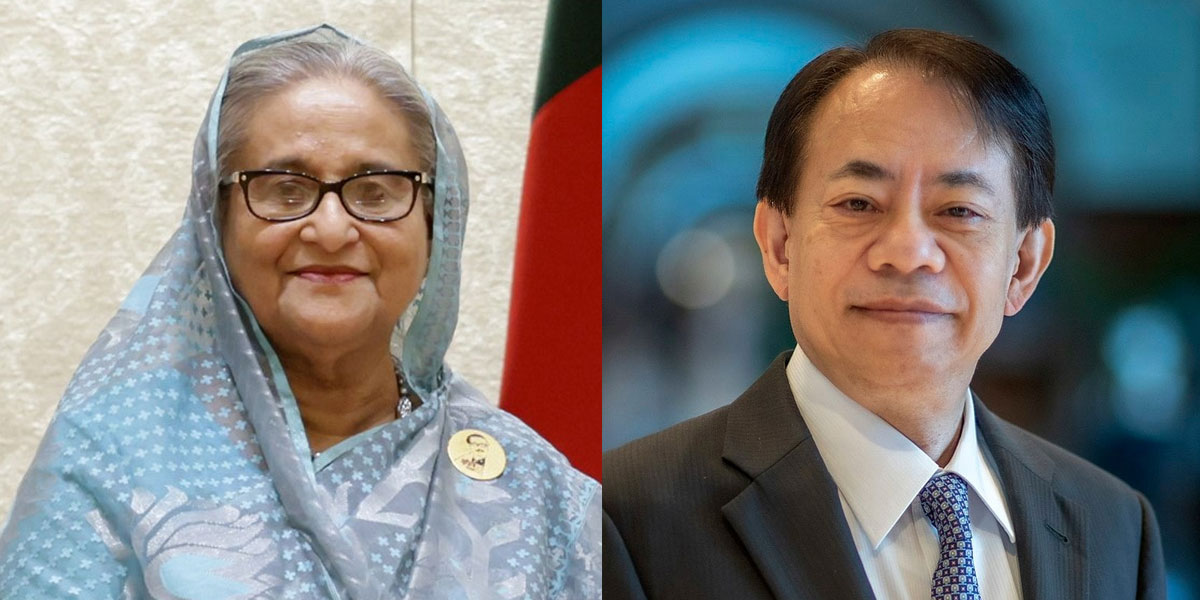 শেখ হাসিনাকে এডিবি প্রেসিডেন্টের অভিনন্দন