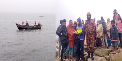 ভোলার মেঘনায় পণ্যবাহী ট্রলারডুবে বাবা-ছেলে নিখোঁজ