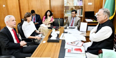কৃষিমন্ত্রীর সঙ্গে সুইজারল্যান্ডের রাষ্ট্রদূতের বৈঠক