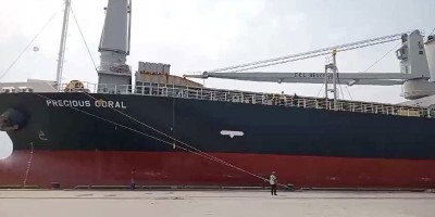 মেট্রোরেলের মালামাল নিয়ে মোংলায় বিদেশি জাহাজ