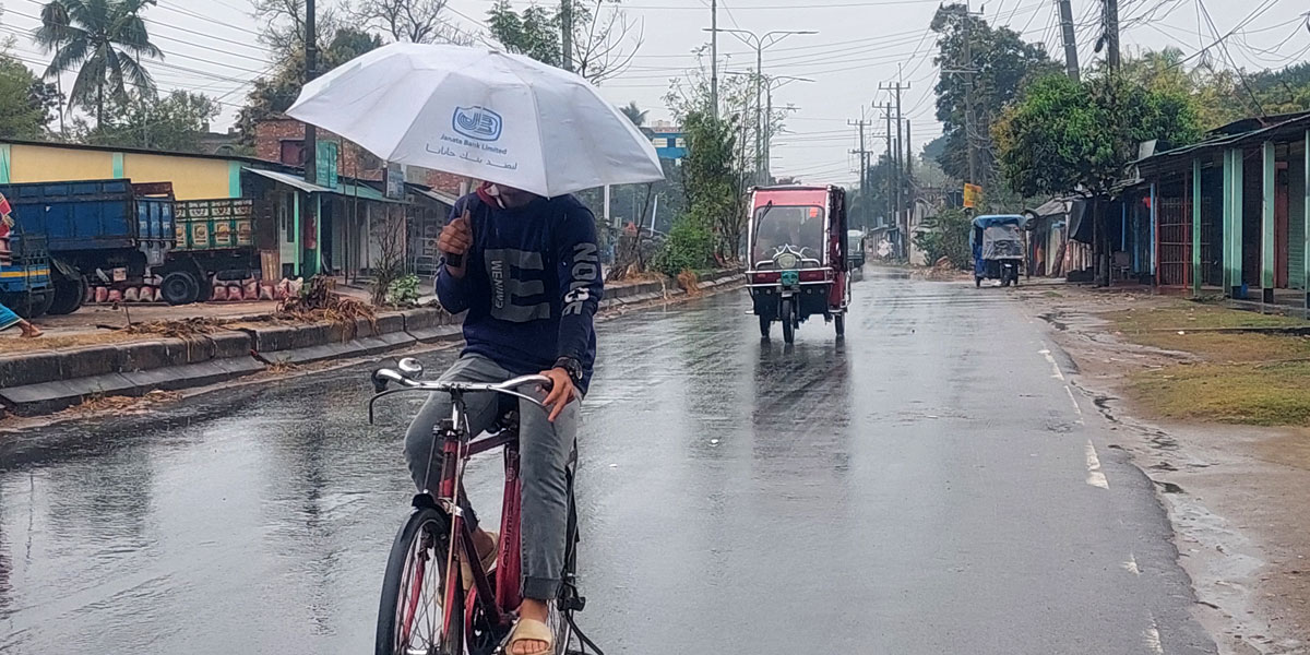 ঠাকুরগাঁওয়ে ৩৪ মিলিমিটার বৃষ্টির রেকর্ড