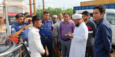 আমতলীতে ফিলিং স্টেশনকে লাখ টাকা জরিমানা
