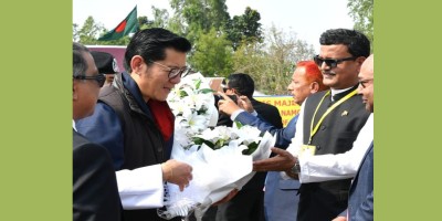 ভুটানের রাজাকে বিদায় জানালেন নৌপরিবহন প্রতিমন্ত্রী