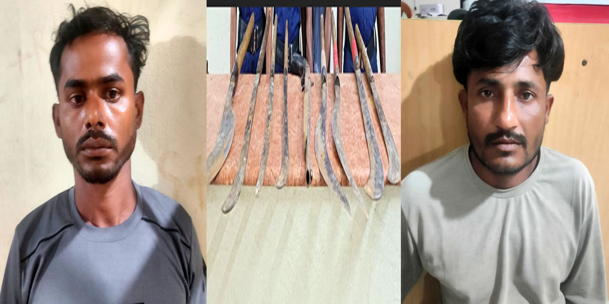টেকনাফে ১০ কৃষক অপহরণের ঘটনায় অস্ত্রসহ আটক ২