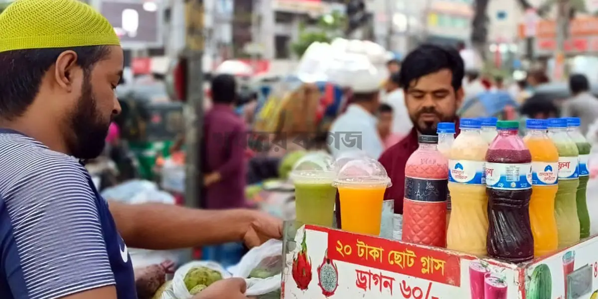 আকর্ষণ বাহারি শরবতে