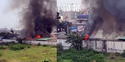 হাজারীবাগে টিনশেড বস্তির আগুন নিয়ন্ত্রণে