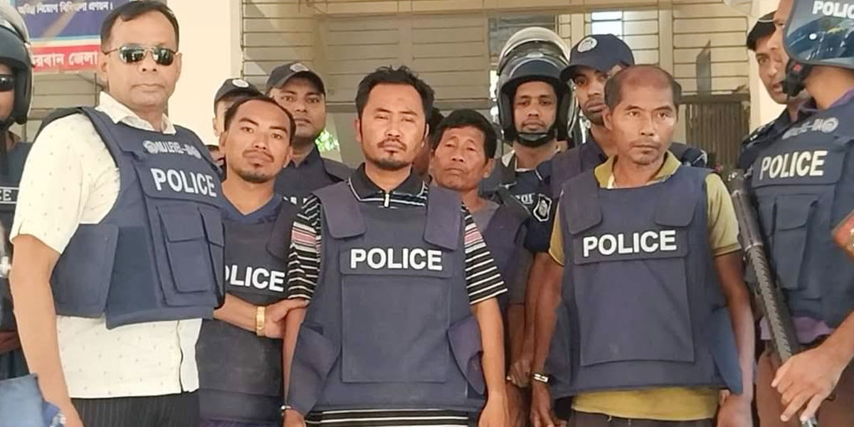 ছাত্রলীগ সভাপতিসহ কেএনএফের আরও ৭ সহযোগী কারাগারে