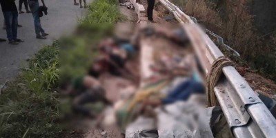 সাজেকে ট্রাক খাদে পড়ে ৯ শ্রমিক নিহত