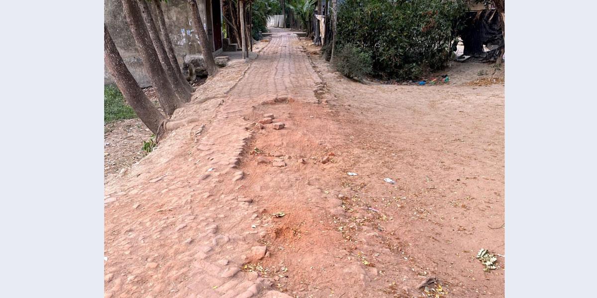 ২৩ বছরেও লাগেনি উন্নয়নের ছোঁয়া, ৫ হাজার গ্রামবাসীর দুর্ভোগ