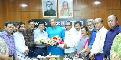 চলচ্চিত্র ও সাংস্কৃতিক কর্মকাণ্ডে বাচসাসের ভূমিকা প্রশংসনীয় : তথ্য প্রতিমন্ত্রী
