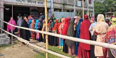 পটুয়াখালীর ২ উপজেলায় ভোটগ্রহণ চলছে