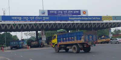 বঙ্গবন্ধু সেতু মহাসড়কে যানবাহনের চাপ নেই