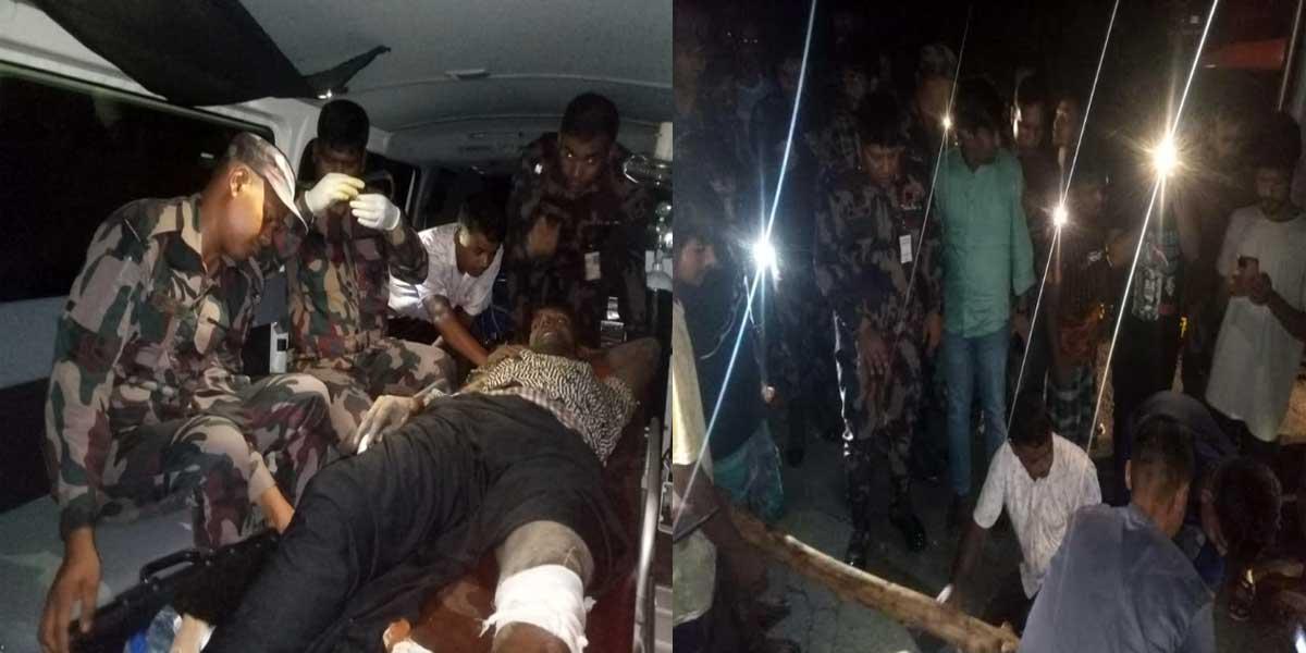 থানচিতে ট্রাক খাদে পড়ে নিহত ১