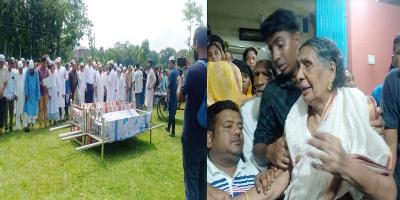 সেতু ভেঙে নিহতদের দাফন সম্পন্ন