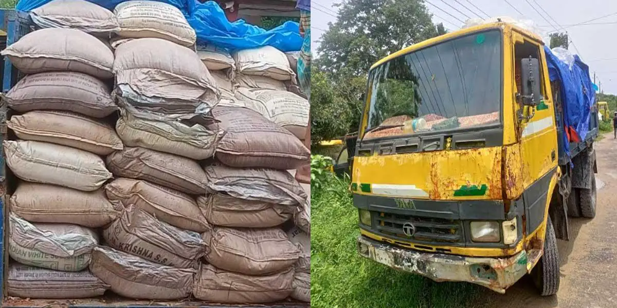 চেকপোস্ট দেখে ট্রাক ফেলে দৌড়, মিলল ১৩০ বস্তা চোরাই চিনি