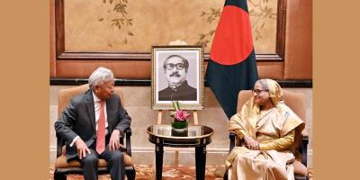 উন্নত বাংলাদেশ গড়তে এআইআইবির সহায়তা চেয়েছেন প্রধানমন্ত্রী