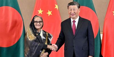 শেখ হাসিনা-শি জিন পিং বৈঠক আজ