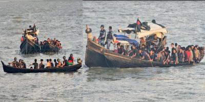 অনুপ্রবেশের অপেক্ষায় নাফ নদীতে বিজিপির ২ নৌকা