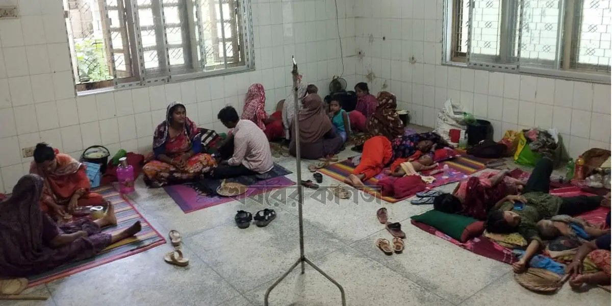 চুয়াডাঙ্গা সদর হাসপাতালে বাড়ছে ডায়রিয়া রোগী, স্যালাইন সংকট