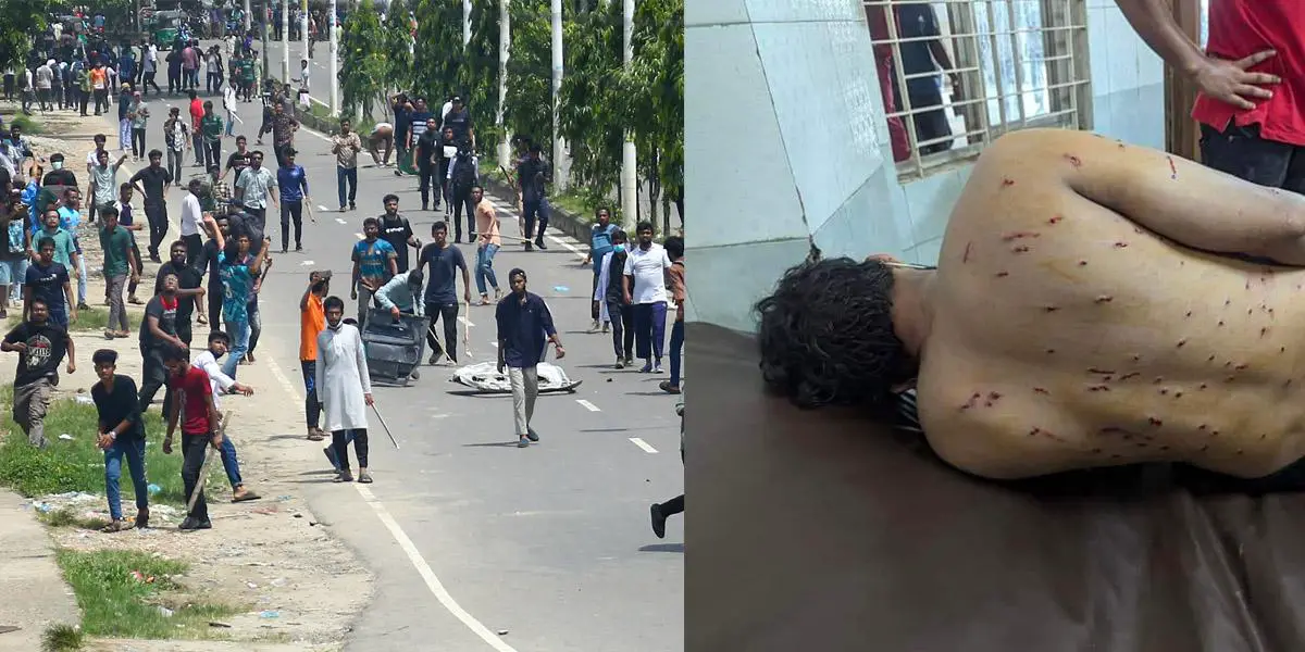 শাবিপ্রবির ফটকে সংঘর্ষ, পুলিশসহ আহত অর্ধশত
