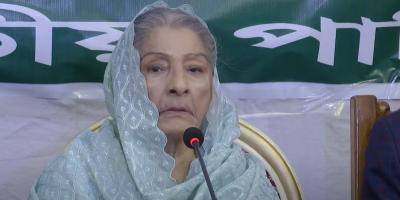সহিংসতাকারীদের রাষ্ট্রদ্রোহ আইনে বিচার চান রওশন এরশাদ