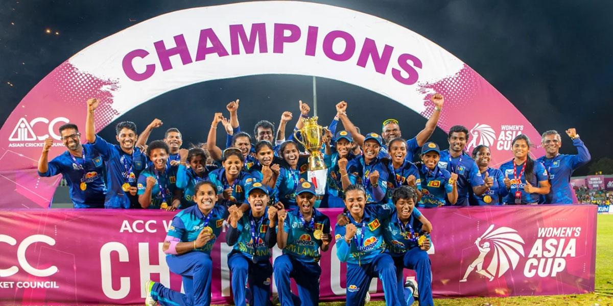 প্রথমবার নারী এশিয়া কাপ জিতল শ্রীলঙ্কা