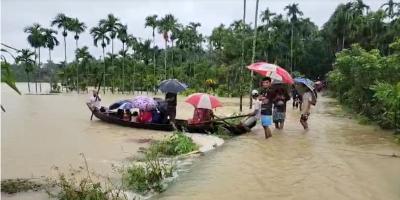 কক্সবাজারে টানা বৃষ্টিতে ২ শতাধিক গ্রাম পানিবন্দি