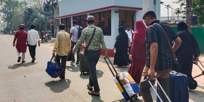 আখাউড়া ইমিগ্রেশন দিয়ে মেডিকেল ভিসার যাত্রী পারাপার শুরু
