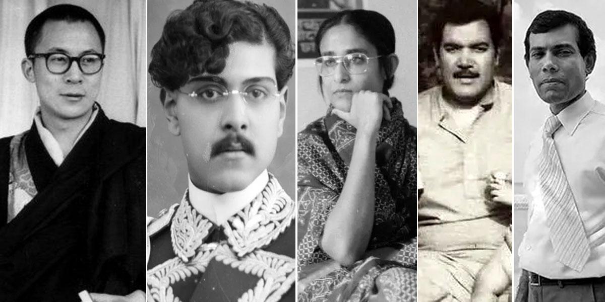 অতীতে ভারতে রাজনৈতিক আশ্রয় নিয়েছিলেন যারা